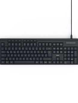 Hama Tastatur CK-200 (kabelgebunden, QUERTZ, Media-Tasten) Tastatur