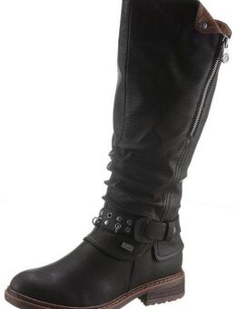 Rieker Winterstiefel, Winterboots, Blockabsatz, mit TEX-Membran, Varioschaft