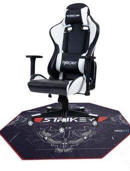 Hyrican Gaming-Stuhl Striker COMBO Gaming-Stuhl "Tank" schwarz/weiß,Kunstleder,3D-Armlehnen, 3D-Armlehnen