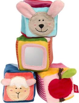 Sigikid Greifspielzeug PlayQ, Aktivspielzeug Würfel-Set