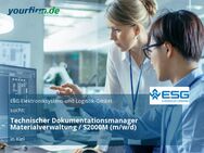 Technischer Dokumentationsmanager Materialverwaltung / S2000M (m/w/d) - Kiel