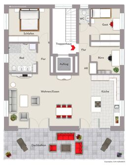Penthouse-Wohnung - Lauingen (Donau)
