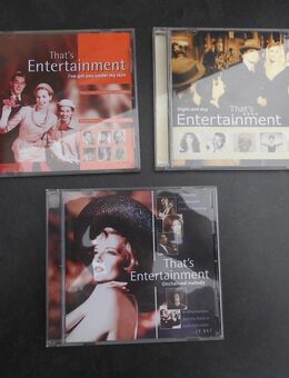 That's Entertainment, 3 CD zus. 5,- : Bing Crosby, Tony Bennett, Lou Rawls, Connie Francis, Frank Sinatra, Al Martino, Liza Minnelli, Louis Armstrong, Milva, Mario Lanza, Dean Martin, Nat King Cole, Sarah Vaughan, Aretha Franklin, Sammy Davis Jr. uvm. - Flensburg