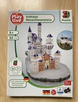3D Puzzle Schloss Neuschwanstein v. Play Tive, 64 Teile, OVP - Wuppertal