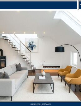 Moderne Dachgeschoss-Maisonettewohnung mit Terrasse in charmanten Altbau - Frankfurt (Main)