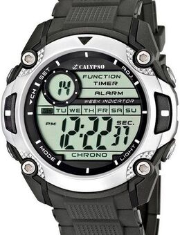 CALYPSO WATCHES Chronograph Digital For Man K5577/1, Armbanduhr, Quarzuhr, Herrenuhr, Datum, Digitalanzeige, Stoppfunktion