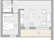 Schöne und vollständig renovierte 2-Zimmer-Wohnung mit geh. Innenausstattung mit EBK in Pforzheim - Pforzheim