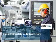 System Engineer Lithium Battery Systems - Aschaffenburg