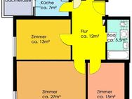 schöne 3 Raum-DG-Wohnung sucht Mieter - Schipkau