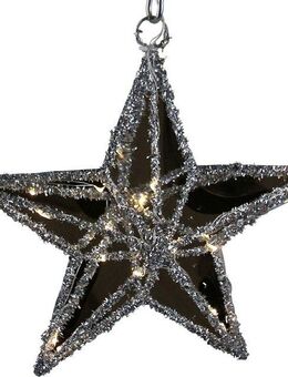 AM Design LED Stern, LED fest integriert, Warmweiß, Weihnachtsstern, Weihnachtsdeko, 10 Lichter