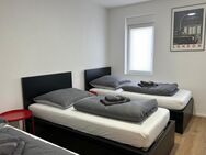 3-Zimmerwohnung mit 3xTV, Internet, 8 Einzelbetten, Küche, 2x Dusche/Wc, Waschmaschine, Trockner - Stuttgart