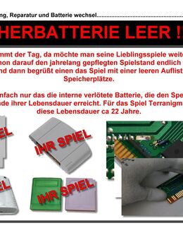 Reperatur | Speicherfunktion | Save Game Fix | Nintendo Konsolen - Dresden