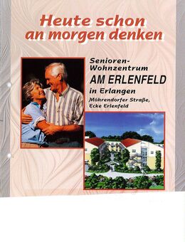 1-Zimmer-Pflegeappartement im Seniorenheim " Erlenfeld in Alterlangen - Erlangen
