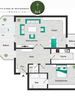 Attraktive 2-Zimmer Wohnung in Bestlage - Baden-Baden