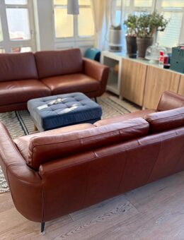 Zwei Ledersofas, SOHO Smilla - Rostock Warnemünde Seebad