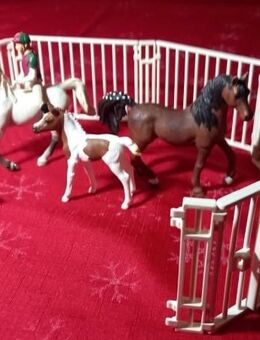 Schleich Pferde mit Zäunen - Bernau (Berlin) Zentrum