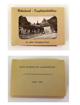 Alte Bilder der Sächsischen Schweiz und Rübeland Höhlen - Senftenberg