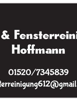 Fensterreinigung Hoffmann - Issigau