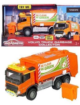 Müllwagen Volvo Grand Series aus Metall 19 cm Licht und Ton - Wuppertal