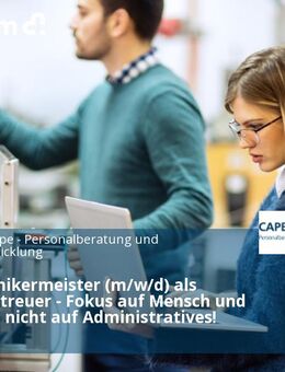 Zahntechnikermeister (m/w/d) als Kundenbetreuer - Fokus auf Mensch und Prothetik, nicht auf Administratives! - Koblenz
