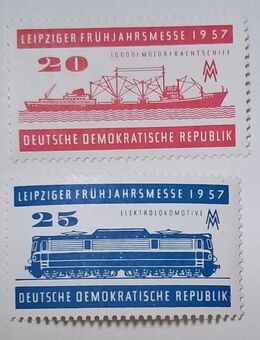 DDR 1957 Leipziger Frühjahrsmesse postfrisch komplett - Görlitz