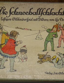 Die Schneeballschlacht Josef Scholz Verlag Originales Spielbrett - Spraitbach