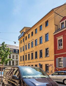 Die Neustadt kann auch ruhig sein. Ihre neue Eckwohnung im sanierten Altbau. - Dresden