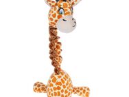TIAKI Hundespielzeug Giraffe mit elastischem Hals - L 60 x B 19 x H 13 cm