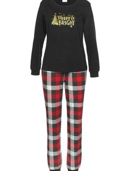 LASCANA Pyjama mit karierter Hose