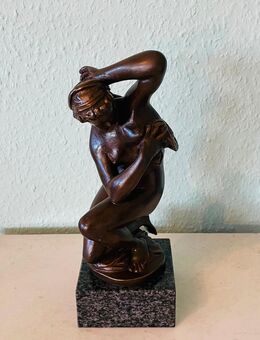 Bronze Figur, Ars Mundi, Venus nach dem Bade, Giovanni Bologna, 1529-1608, Kunst - Gundelsheim Zentrum