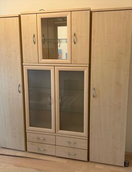 Wohnwand Schrankwand, Schrank, Ahorn massiv. Top Zustand. Wie neu? - Laufach