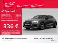 Audi A3, Sportback 40 TFSI e S line, Jahr 2024 - Eching (Regierungsbezirk Oberbayern)