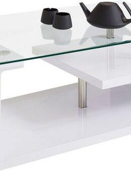 Paroli Couchtisch, mit Glasplatte