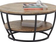 Stolkom Sp.z.o.o. Couchtisch Jambi, TOPSELLER! (Couchtisch, OTTOs Choice), rund Massivholz mit Ablage