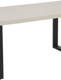 HELA Esstisch MERAN (1-St), U-Gestell,Cashmere,Azoto Matt lackiert,Metall,Spanplatte