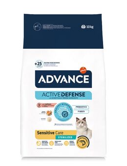 2 kg gratis! 10 kg Advance Trockenfutter - Sterilized Sensitive