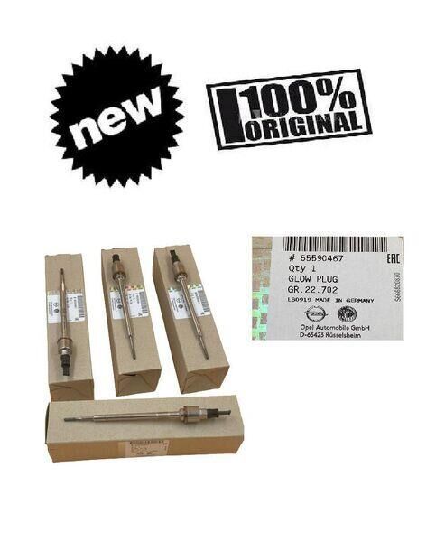 4X ORG. GLÜHKERZE OPEL CASCADA 2.0 CDTI 55590467 1214087 A20DTH - Dortmund Wickede