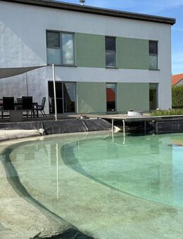 Modernes EFH (KfW 40) mit Schwimmteich + multifunktionalem Nebengebäude ( 78 m²) - Pantelitz