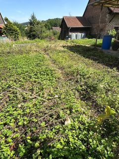 Großes Baugrundstück plus Zweifamilienhaus mit Ausbaureserve und Werkstatt