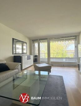 Möbliertes 2-Zimmer-Refugium zum Wohlfühlen mit Balkon in Düsseldorf-Lörick! - Düsseldorf