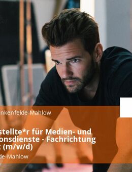 Fachangestellte*r für Medien- und Informationsdienste - Fachrichtung Bibliothek (m/w/d) - Blankenfelde-Mahlow
