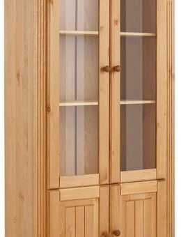 Home affaire Vitrine Adele 4-türig, Höhe 185 cm, mit Glaseinsätzen, aus massiver Kiefer, FSC®