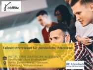 Teilzeit Interviewer für persönliche Interviews - Berlin