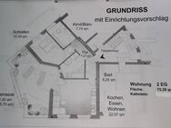 Wohnen mit großem Balkon in 3 -Zimmer Wohnung in Rheine - Rheine