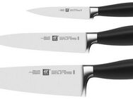 Zwilling Messer-Set ***** FIVE STAR (Set, 3-tlg., 1 Spickmesser (10 cm), 1 Fleischmesser (16 cm), 1 Kochmesser (20 cm), Made in Germany, Sonderschmelze, Ergonomisch, 3-tlg.