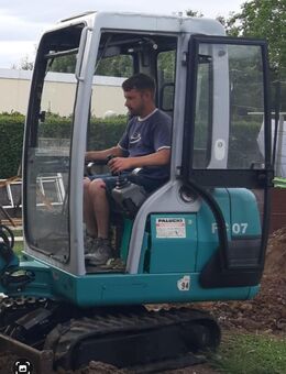 Minibagger arbeiten - Zeitz Nonnewitz