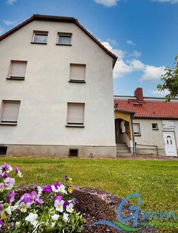 RESERVIERT-Großes Grundstück mit Doppelhaushälfte - Mügeln