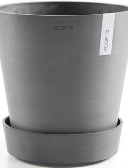 ECOPOTS Topfuntersetzer mit Rollen 60 Grau, Zubehör für Ecopots Pflanzgefäße, für innen und außen: frostsicher, bruchsicher und lichtbeständig