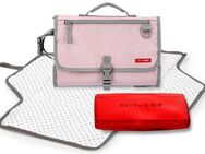 Skip Hop Wickeltasche Pronto, pink, mit Befestigung für Kinderwagen