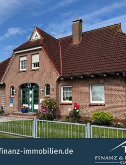 Zur Miete: Gepflegte 3-Zimmerwohnung mit Loggia & Garage im Dornumer Ortskern - Dornum